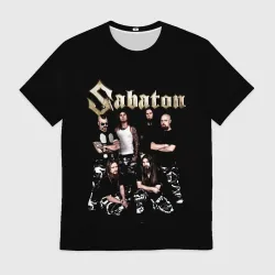 Мужская футболка 3D Sabaton Сабатон