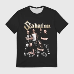 Мужская футболка 3D Sabaton Сабатон