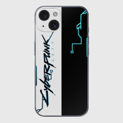 Чехол для iPhone 15 силиконовый с защитой камеры Cyberpunk 2077 Game