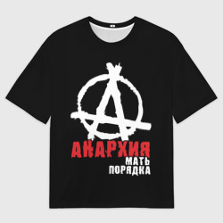 Мужская футболка oversize 3D Анархия - Мать Порядка