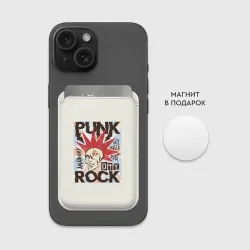 Картхолдер Magsafe магнитный Punk Rock Панк - фото 2
