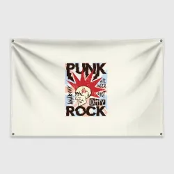 Флаг-баннер Punk Rock Панк