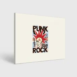 Холст прямоугольный Punk Rock Панк
