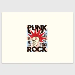 Поздравительная открытка Punk Rock Панк