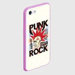 Чехол для iPhone 5/5S матовый Punk Rock Панк - фото 2