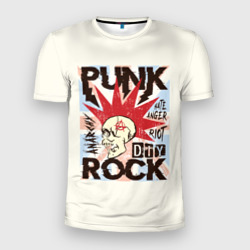 Мужская футболка 3D Slim Punk Rock Панк