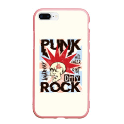 Чехол для iPhone 7Plus/8 Plus матовый Punk Rock Панк