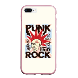 Чехол для iPhone 7Plus/8 Plus матовый Punk Rock Панк