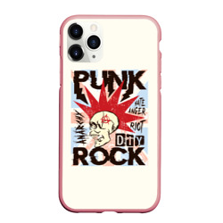 Чехол для iPhone 11 Pro Max матовый Punk Rock Панк