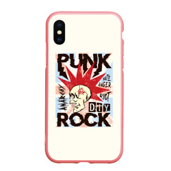 Чехол для iPhone XS Max матовый Punk Rock Панк