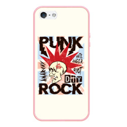 Чехол для iPhone 5/5S матовый Punk Rock Панк