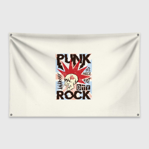 Флаг-баннер Punk Rock Панк