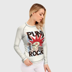 Женский рашгард 3D Punk Rock Панк - фото 2