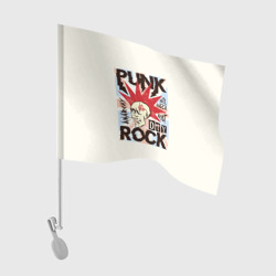 Флаг для автомобиля Punk Rock Панк