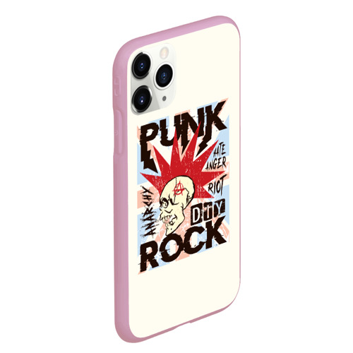 Чехол для iPhone 11 Pro Max матовый Punk Rock Панк, цвет розовый - фото 3