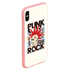 Чехол для iPhone XS Max матовый Punk Rock Панк - фото 2