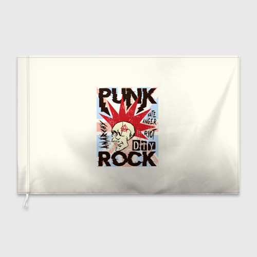 Флаг 3D Punk Rock Панк - фото 3