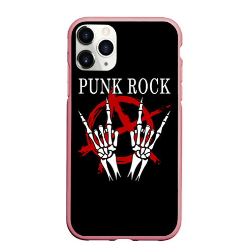 Чехол для iPhone 11 Pro Max матовый Punk Rock Панки Хой, цвет баблгам