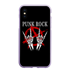 Чехол для iPhone XS Max матовый Punk Rock Панки Хой