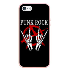 Чехол для iPhone 5/5S матовый Punk Rock Панки Хой