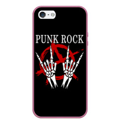 Чехол для iPhone 5/5S матовый Punk Rock Панки Хой