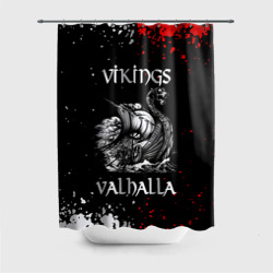 Штора 3D для ванной Викинги: Вальхалла Vikings: Valhalla
