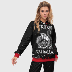Женский костюм с толстовкой 3D Викинги: Вальхалла Vikings: Valhalla - фото 2