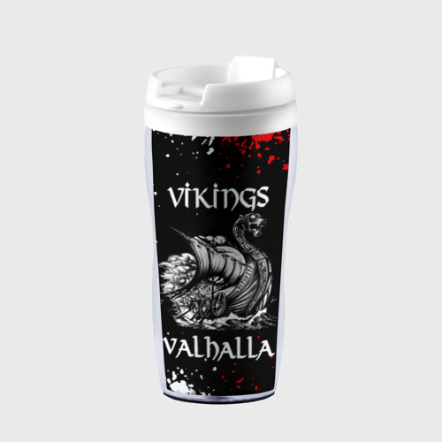 Термокружка-непроливайка Викинги: Вальхалла Vikings: Valhalla, цвет белый
