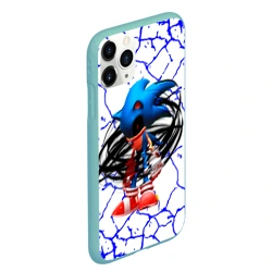 Чехол для iPhone 11 Pro Max матовый Соник EXE темный Соник - фото 2