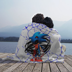 Плед 3D Соник EXE темный Соник - фото 2