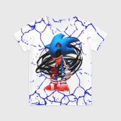 Детская футболка 3D Соник EXE темный Соник