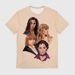 Мужская футболка 3D Манескин арт