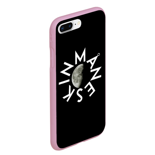 Чехол для iPhone 7Plus/8 Plus матовый с принтом Манескин и луна, вид сбоку #3