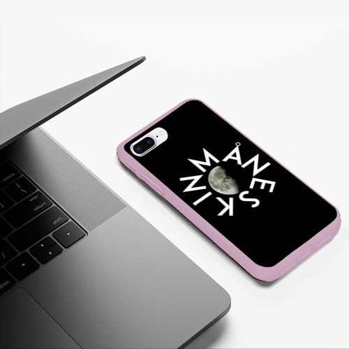 Чехол для iPhone 7Plus/8 Plus матовый с принтом Манескин и луна, фото #5