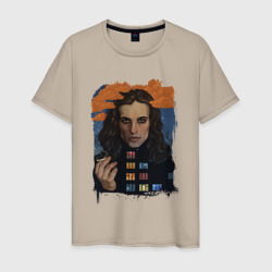 Загадочный Демиан – Мужская футболка хлопок с принтом купить со скидкой в -20%