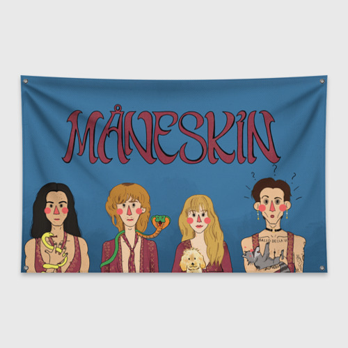 Флаг-баннер Манескин art