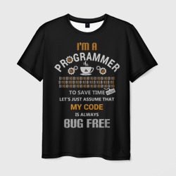 Мужская футболка 3D I'm a Programmer