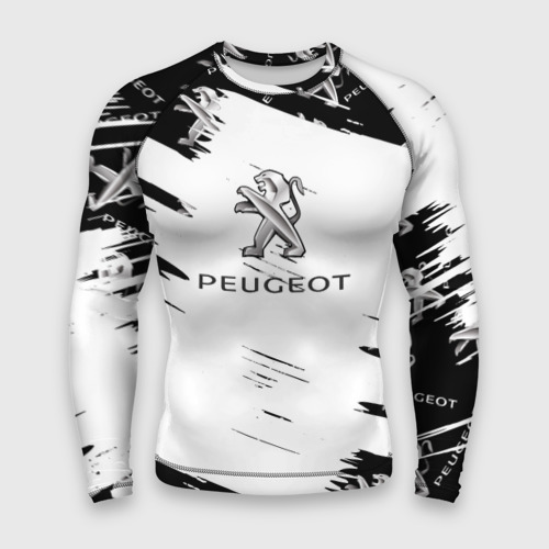 Мужской рашгард 3D Peugeot Auto Бренд.