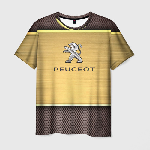 Мужская футболка 3D Peugeot: Gold.