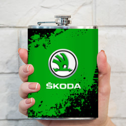 Фляга Skoda следы от шин - фото 2