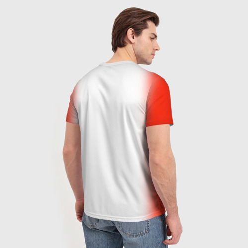 Мужская футболка 3D РУСЬ - семейная пара, цвет 3D печать - фото 4