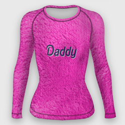 Женский рашгард 3D Daddy Pink