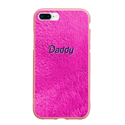 Чехол для iPhone 7Plus/8 Plus матовый Daddy Pink, цвет баблгам