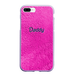 Чехол для iPhone 7Plus/8 Plus матовый Daddy Pink