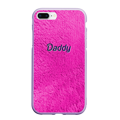Чехол для iPhone 7Plus/8 Plus матовый Daddy Pink, цвет светло-сиреневый