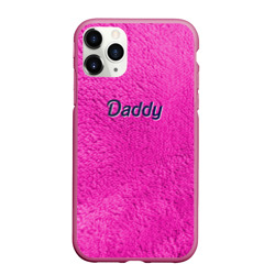 Чехол для iPhone 11 Pro Max матовый Daddy Pink