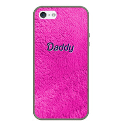 Чехол для iPhone 5/5S матовый Daddy Pink