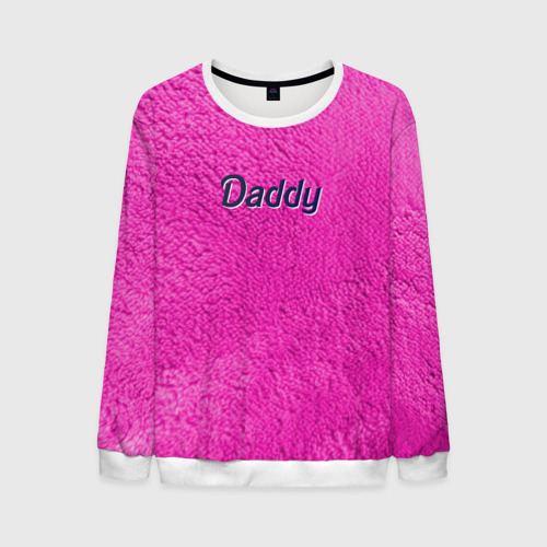 Мужской свитшот 3D Daddy Pink