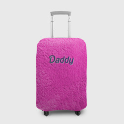 Чехол для чемодана 3D Daddy Pink