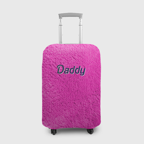 Чехол для чемодана 3D Daddy Pink, цвет 3D печать